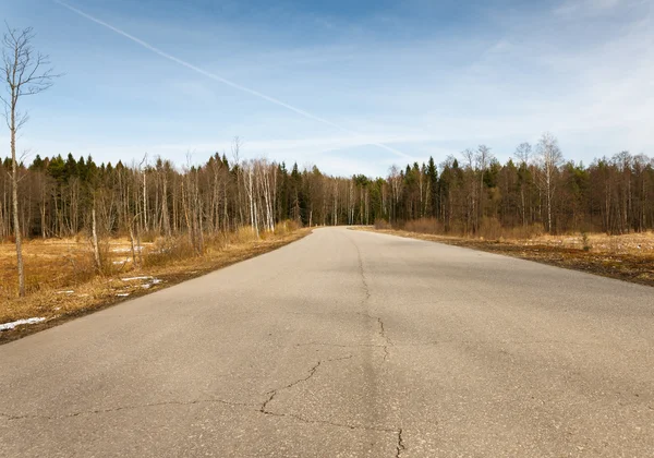 Campo de carretera — Foto de Stock