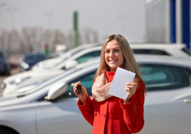 Girl and car
