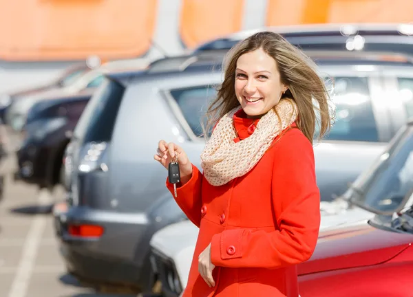 Girl and car