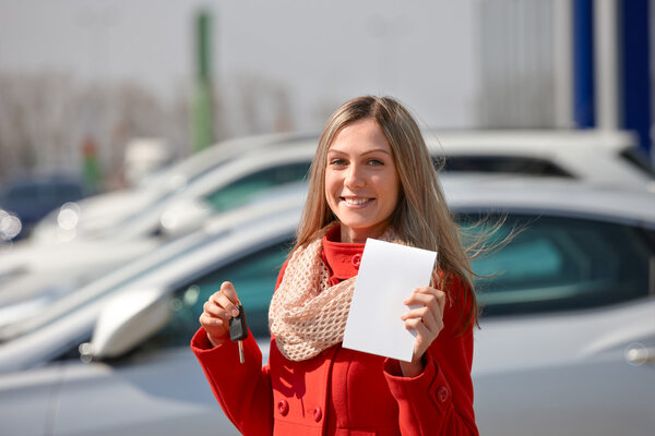 Girl and car