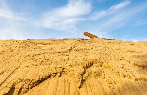 砂マイニングのための採石場 — ストック写真