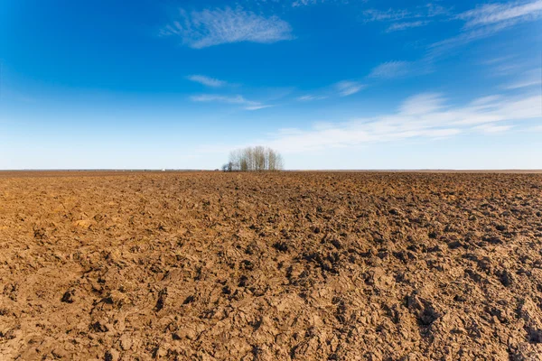 Plowed rural field — Stock Photo, Image