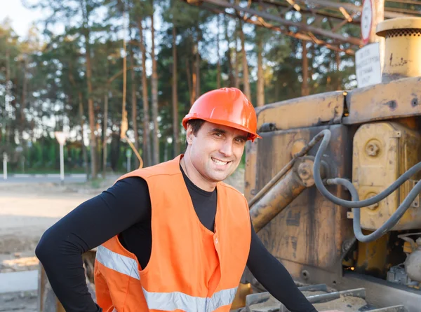 Portrait of a positive driver — Stock Photo, Image