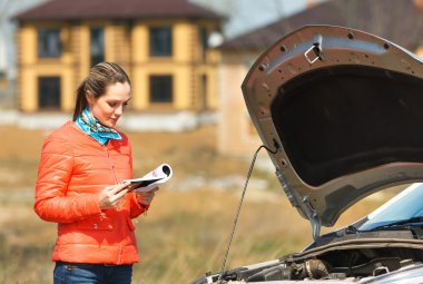 girl and car