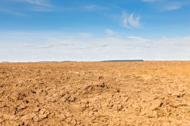 sürülmüş kırsal alan