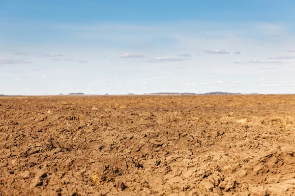 Plowed rural field — Stock Photo, Image