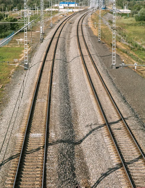 Železniční trať — Stock fotografie