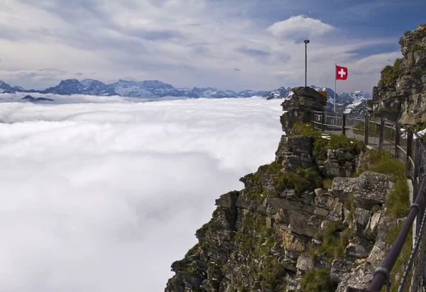 Nézd meg a Niesen-Kulm — Stock Fotó