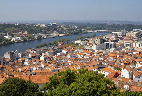 Coimbra city and river Mondego — Stock Photo, Image