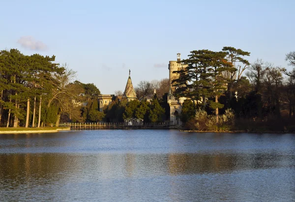 Romántico castillo jardín Franzensburg — Foto de Stock