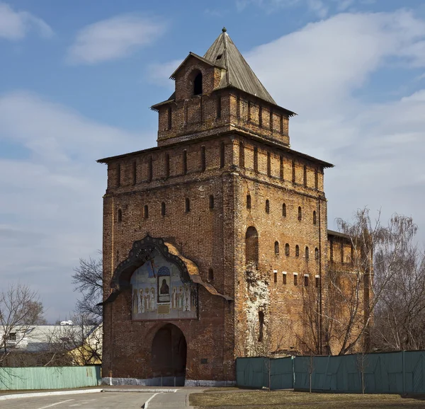 Kolomna kremlin pyatnitskie kapıları — Stok fotoğraf