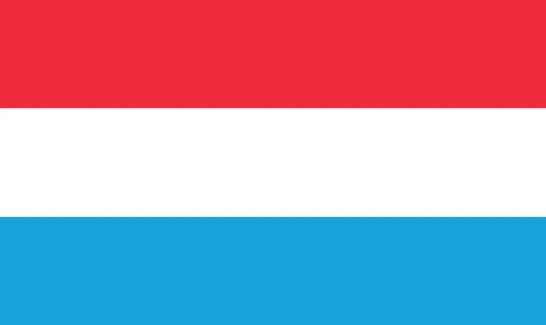 Bandera de Luxembourg — Vector de stock