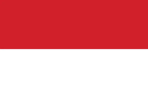 Vlag van Indonesië — Stockvector