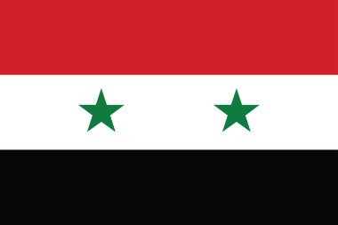Flag of Syria clipart