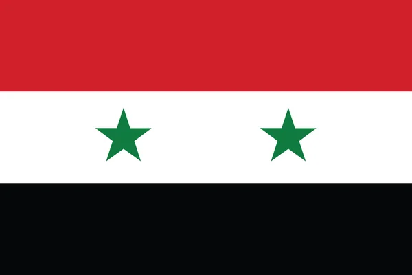 Flaga Syrii — Wektor stockowy