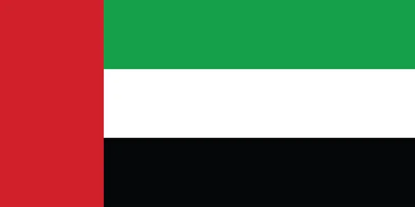 Bandera de los emiratos árabes unidos — Vector de stock