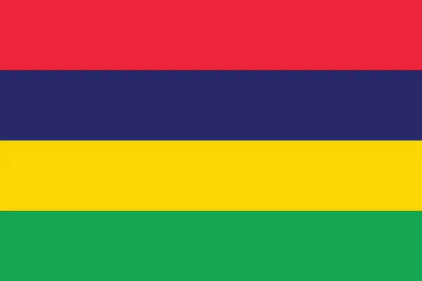 Mauritius zászlaja — Stock Vector