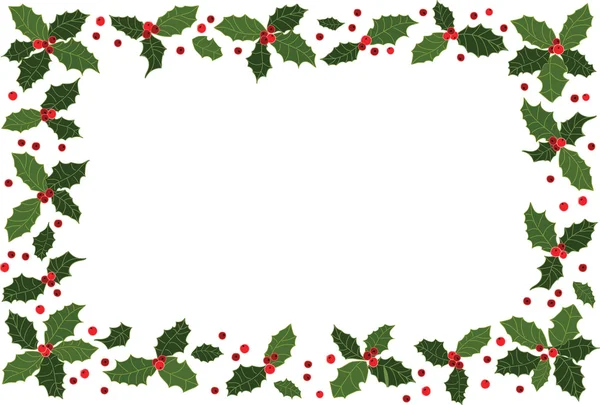 Christmas frame — Stock Vector