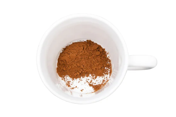 Kakao v bílém cup — Stock fotografie