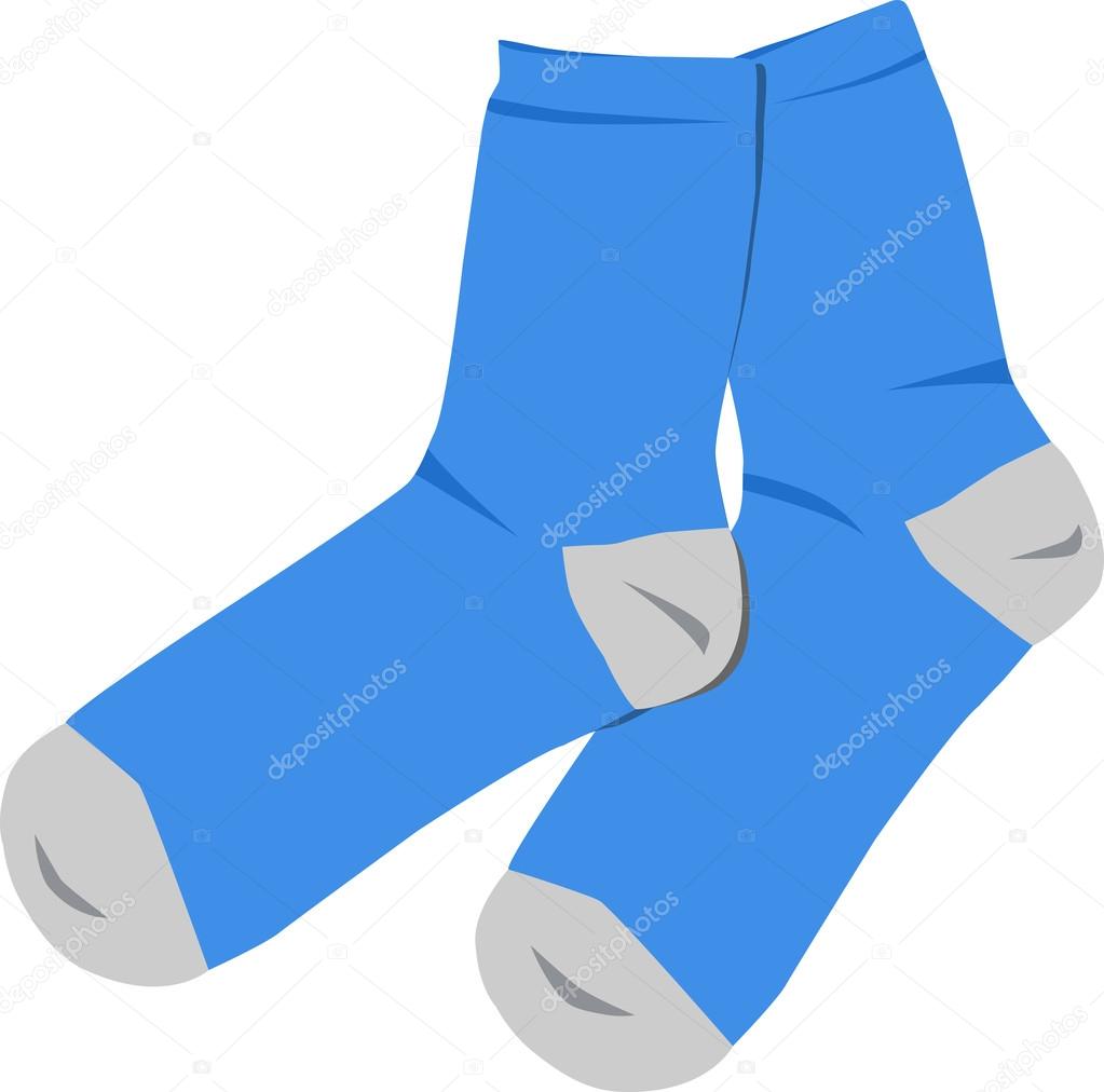 Blue socks