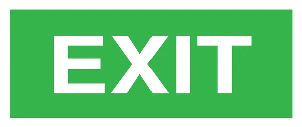 Exit tecken vektor illustration — Stock vektor