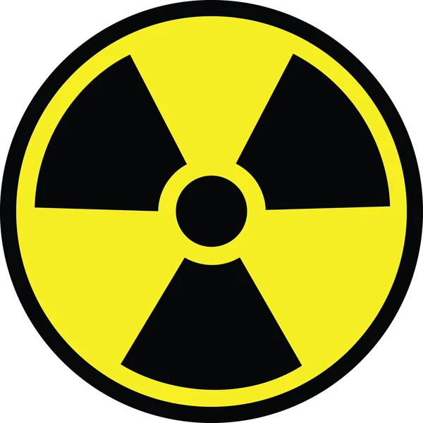 Radiation danger — Stock Vector