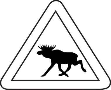 Elk sign vector