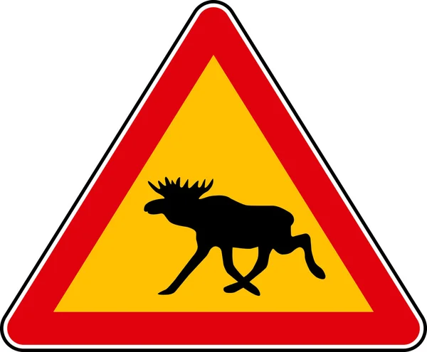 Elk sign — Stock Vector
