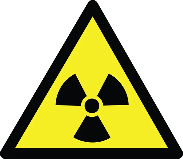 Radiation danger — Stock Vector