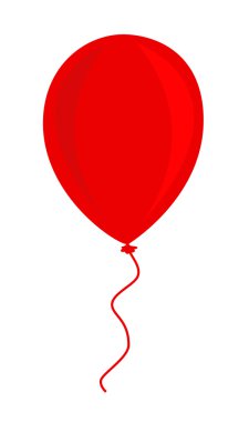 Red balloon clipart