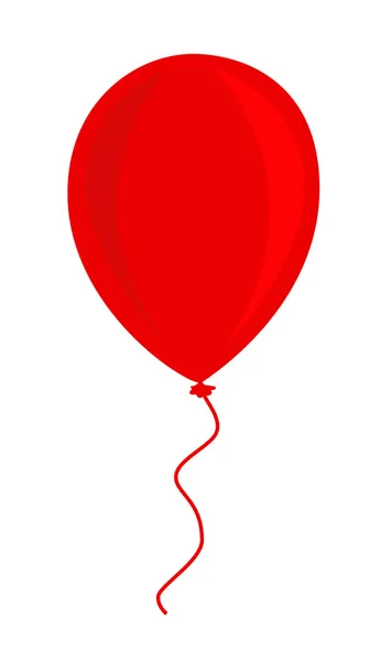 Roter Ballon — Stockvektor