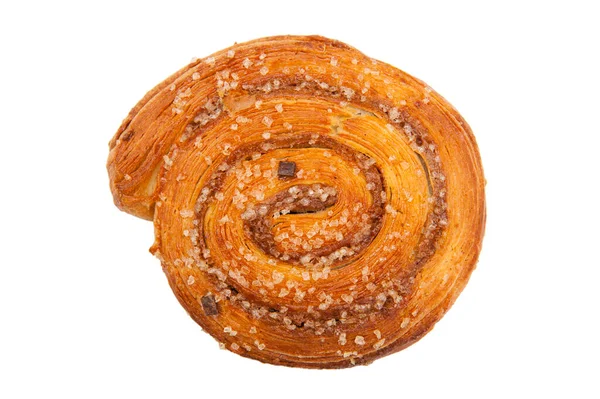 Cinnamon Roll Isolated White Background — Stock Photo, Image