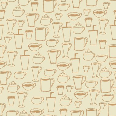 Dikişsiz kahve Kupası arka plan