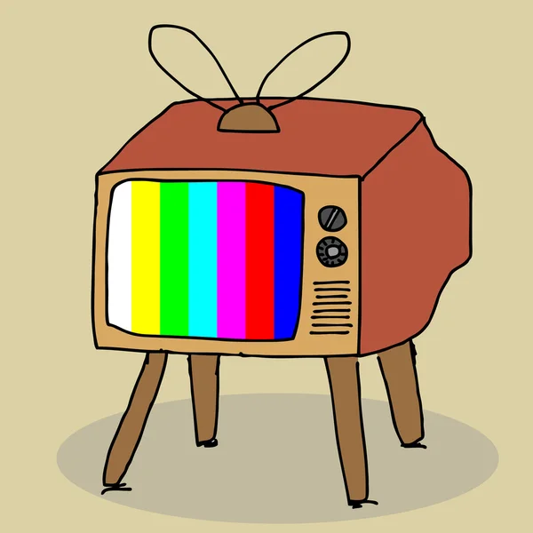 Retro Tv — Wektor stockowy