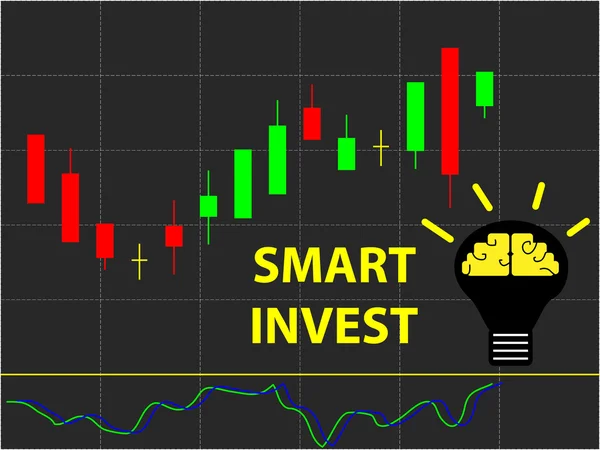 Slimme investering — Stockvector