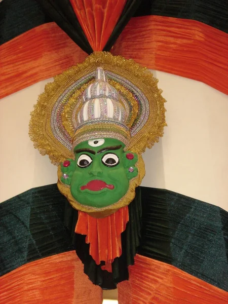 Kathakali maska — Zdjęcie stockowe