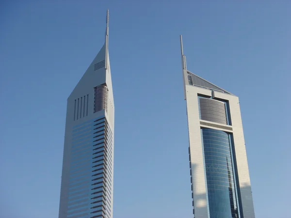 Emirates towers w Dubaju — Zdjęcie stockowe