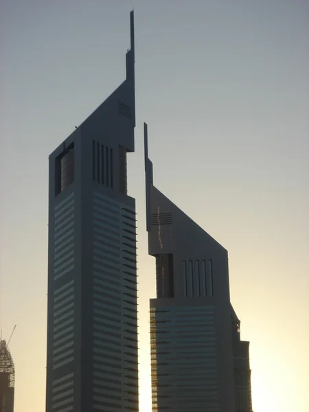 Emirates towers, dubai-ban — Stock Fotó