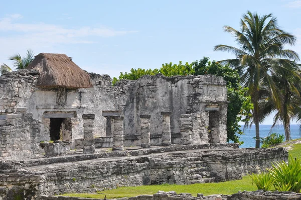 Ruiny Majów Tulum — Zdjęcie stockowe