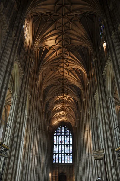 Interno della Cattedrale di Canterbury — Foto Stock