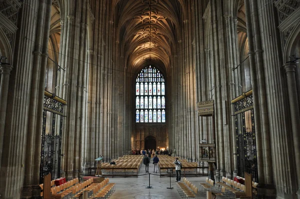 Interno della Cattedrale di Canterbury — Foto Stock