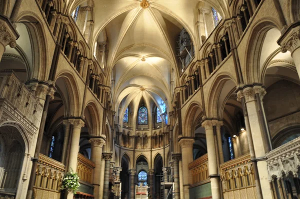 Інтер'єр Кентерберійський собор — стокове фото