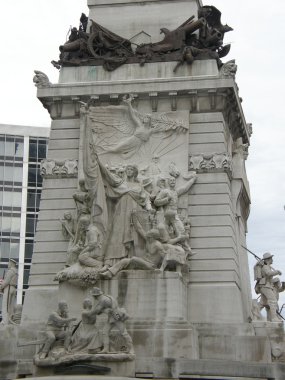 Şehir merkezindeki Indianapolis