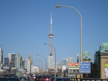 CN Kulesi ve Downtown Toronto Kanada