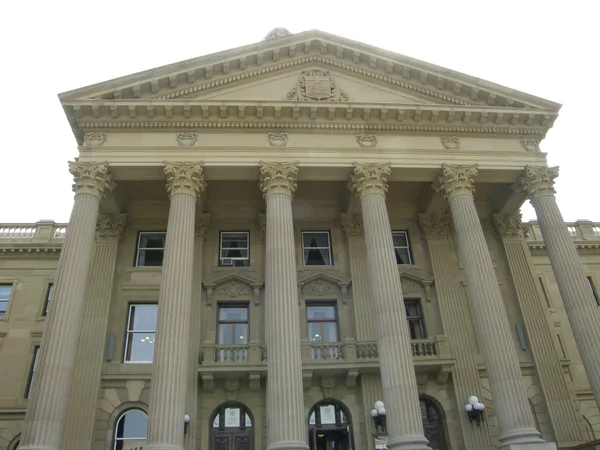 Edifício legislativo de Alberta em Edmonton, Canadá — Fotografia de Stock