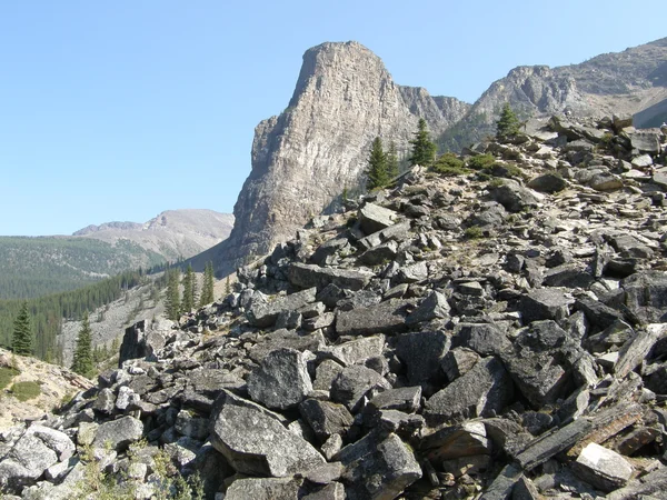 Lac Morraine dans le parc national Banff en Alberta — Photo