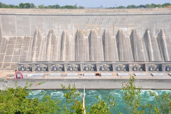 나이 아가라 폭포 수력 댐 — 스톡 사진