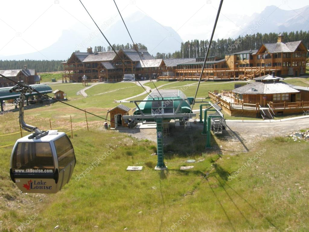 Lake Louise Gondola and Chairlifts in Banff National Park, Alberta, Canada