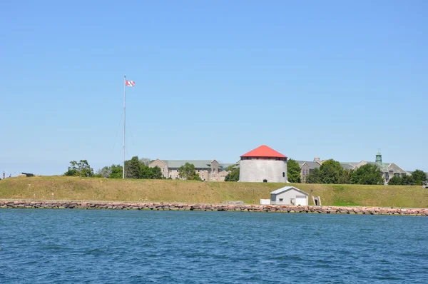 Historisk havnefront i Kingston, Ontario - Stock-foto