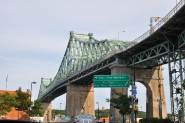 Jacques Cartier Bridge in Montreal clipart